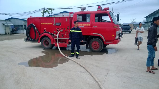 Huấn luyện nâng cao công tác phòng cháy chữa cháy cho cán bộ nhân viên Nibelc tại Dự án Sơn Dương 